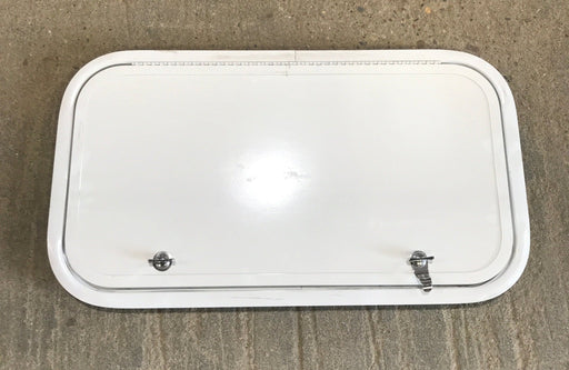Used Radius Cornered Cargo Door 26" x 13 5/8" x 1"D - Young Farts RV Parts