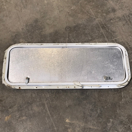 Used Radius Cornered Cargo Door 27 3/4" X 11 X 1/2"D - Young Farts RV Parts