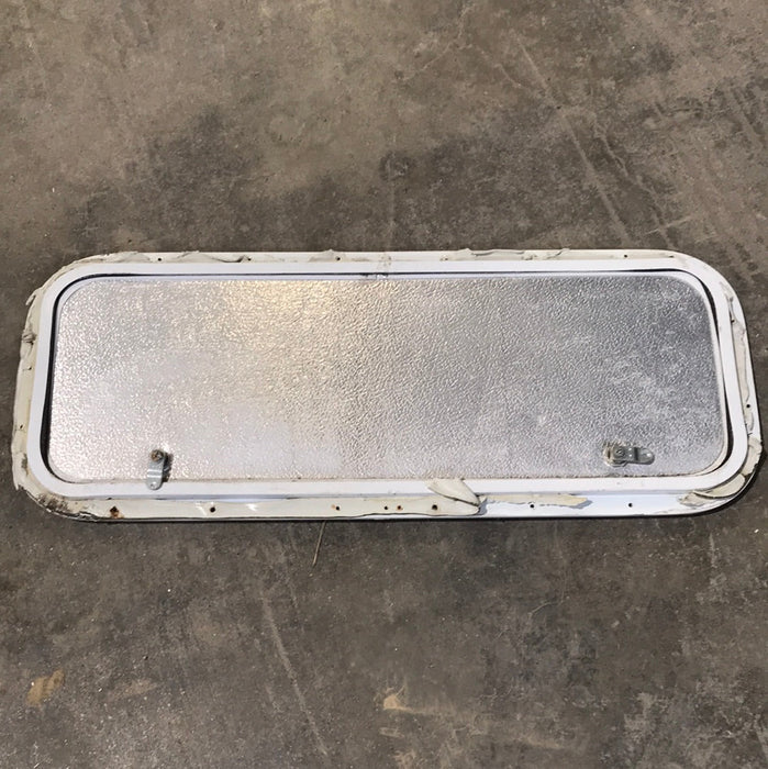 Used Radius Cornered Cargo Door 27 3/4" X 11 X 1/2"D - Young Farts RV Parts