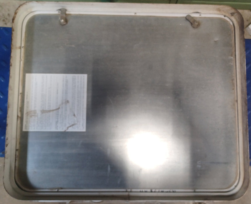 Used Radius Cornered Cargo Door 27 3/8" x 22 3/4" x 2"D - Young Farts RV Parts