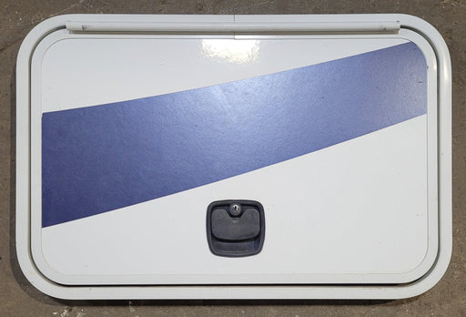 Used Radius Cornered Cargo Door 27 7/8" x 17 3/4" x 1 7/8" D - Young Farts RV Parts