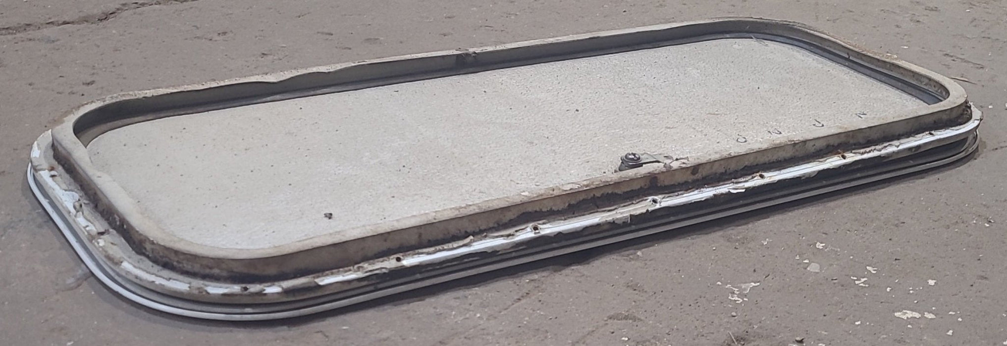 Used Radius Cornered Cargo Door 28 1/2" x 12 1/4" x 5/8" D