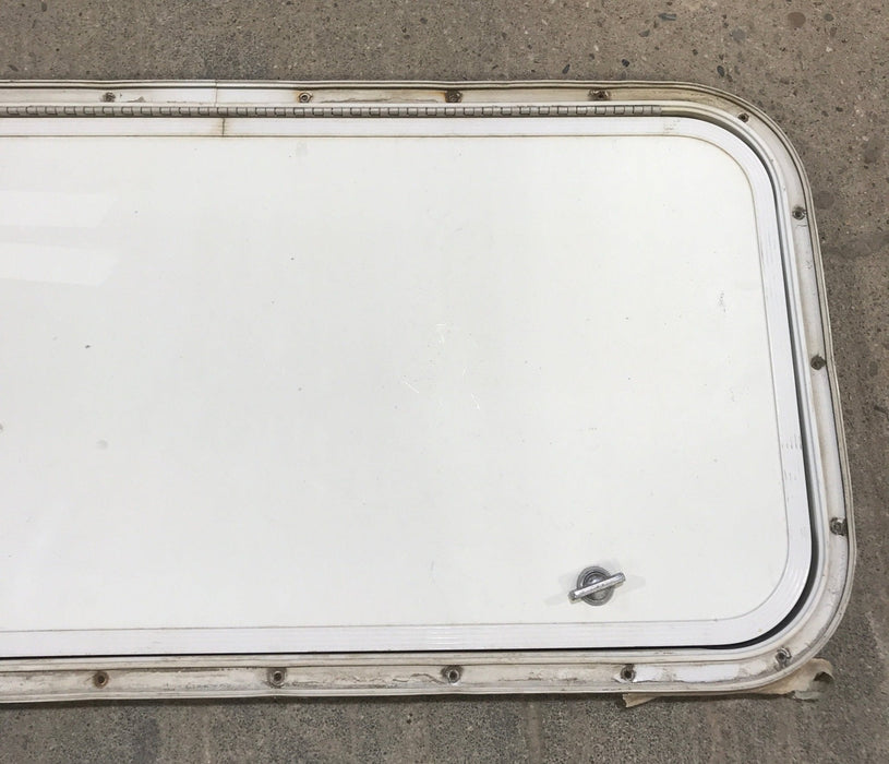 Used Radius Cornered Cargo Door 29 3/4" x 13 3/4" x 3/4"D - Young Farts RV Parts