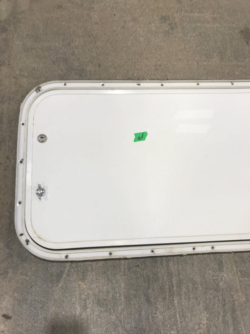 Used Radius Cornered Cargo Door 29 3/4" x 16 1/4" x 3/4"D - Young Farts RV Parts