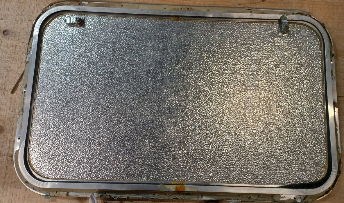 Used Radius Cornered Cargo Door 29 3/4" x 17 3/4" x 5/8"D - Young Farts RV Parts