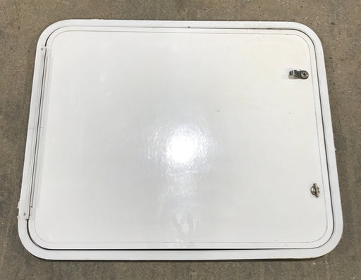 Used Radius Cornered Cargo Door 29 3/4" x 23 3/4" x 3/4" D - Young Farts RV Parts