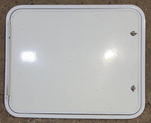 Used Radius Cornered Cargo Door 29 3/4" x 23 7/8" x 3/4"D - Young Farts RV Parts