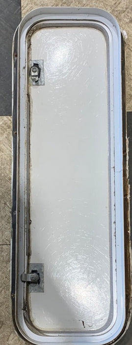 Used Radius Cornered Cargo Door 29 3/4" x 9 1/2" x 1 3/4"D - Young Farts RV Parts