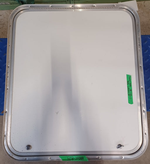 Used Radius Cornered Cargo Door 29 7/4" x 26" x 5/8"D - Young Farts RV Parts