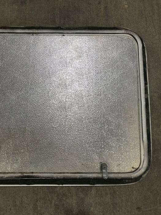 Used Radius Cornered Cargo Door 30" W x 20" H x 3/4" D - Young Farts RV Parts