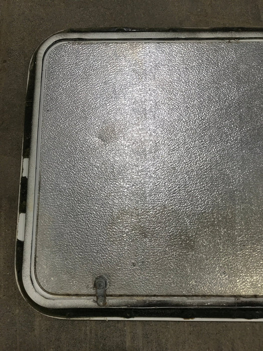 Used Radius Cornered Cargo Door 30" W x 20" H x 3/4" D - Young Farts RV Parts