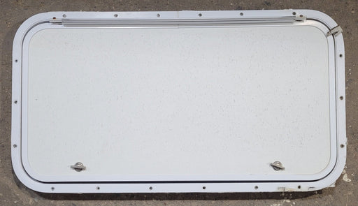 Used Radius Cornered Cargo Door 30" x 15 3/4" x 1 3/4" D - Young Farts RV Parts