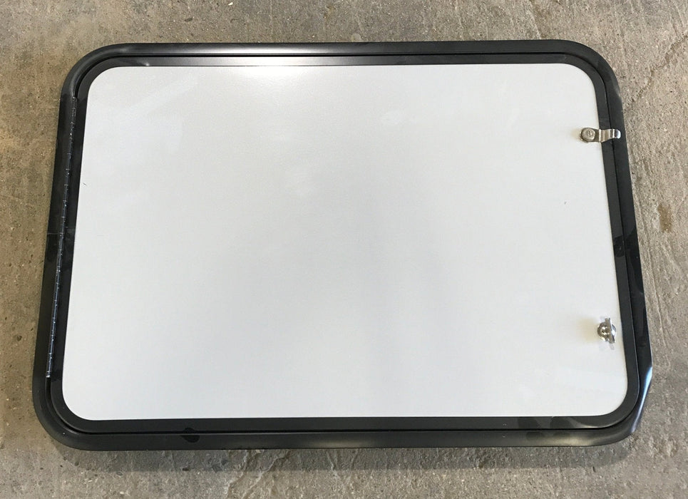 Used Radius Cornered Cargo Door 33 3/4" x 23 1/4" x 2"D - Young Farts RV Parts