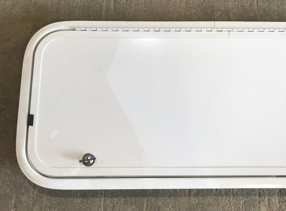 Used Radius Cornered Cargo Door 35 3/4" x 13 3/4" x 1 7/8"D - Young Farts RV Parts