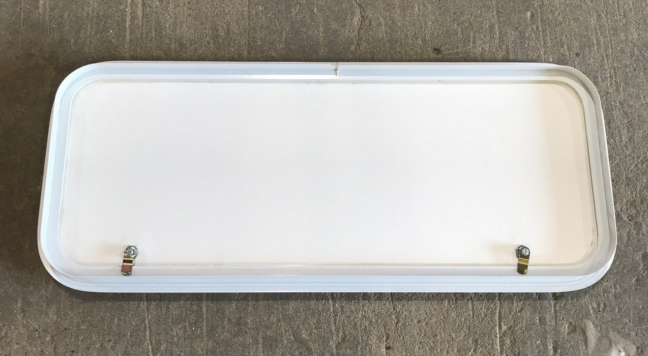 Used Radius Cornered Cargo Door 35 3/4" x 13 3/4" x 1 7/8"D - Young Farts RV Parts
