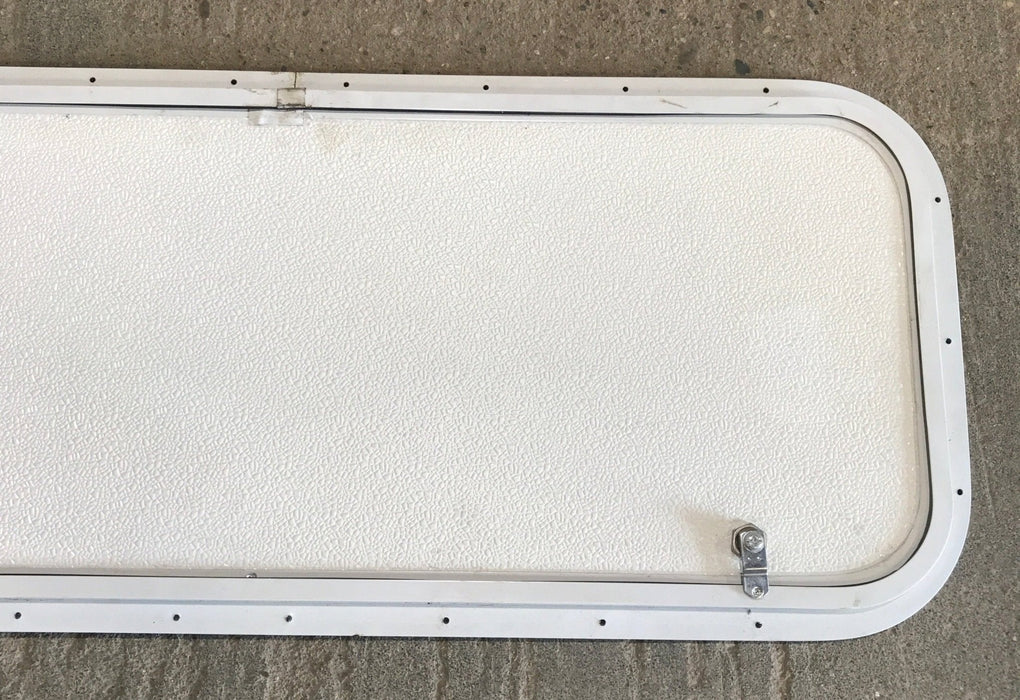 Used Radius Cornered Cargo Door 35 3/4" x 13 3/4" x 3/4"D - Young Farts RV Parts