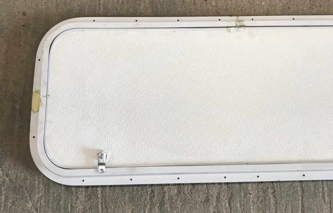 Used Radius Cornered Cargo Door 35 3/4" x 13 3/4" x 3/4"D - Young Farts RV Parts