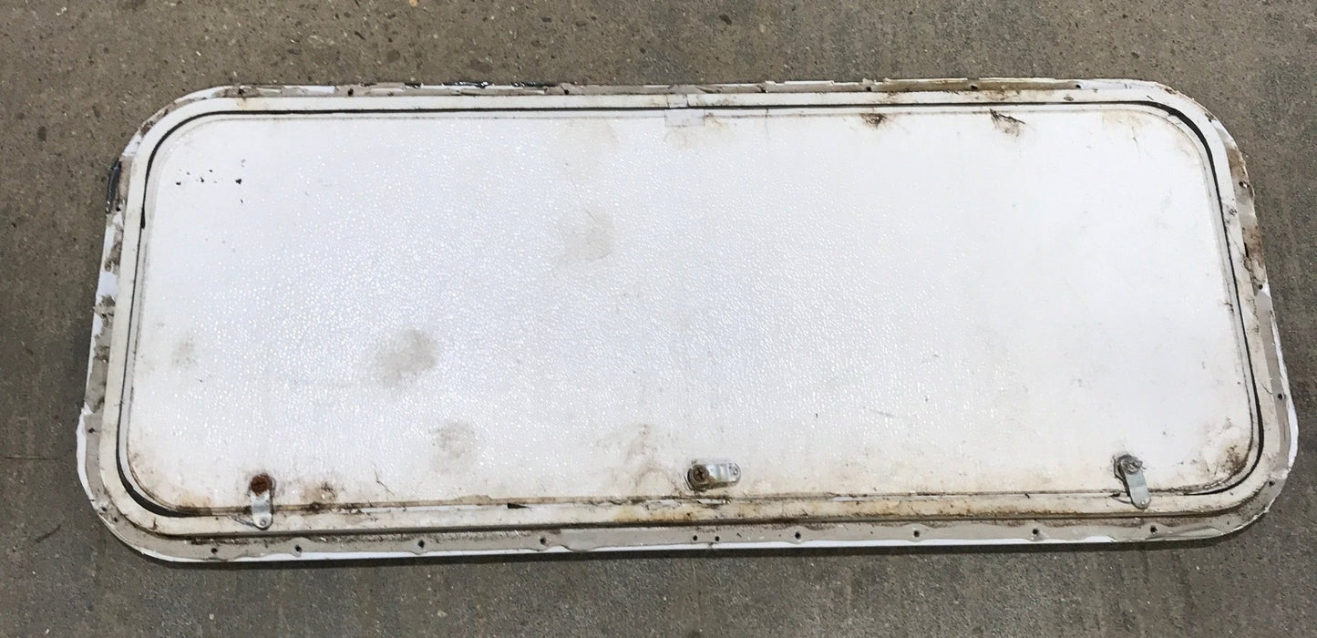 Used Radius Cornered Cargo Door 40" x 16" x 3/4" D - Young Farts RV Parts