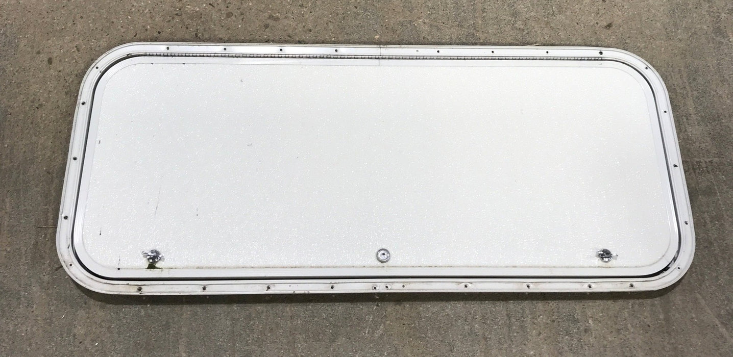 Used Radius Cornered Cargo Door 40" x 16" x 3/4" D - Young Farts RV Parts