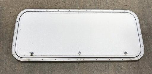 Used Radius Cornered Cargo Door 40" x 16" x 3/4" D - Young Farts RV Parts