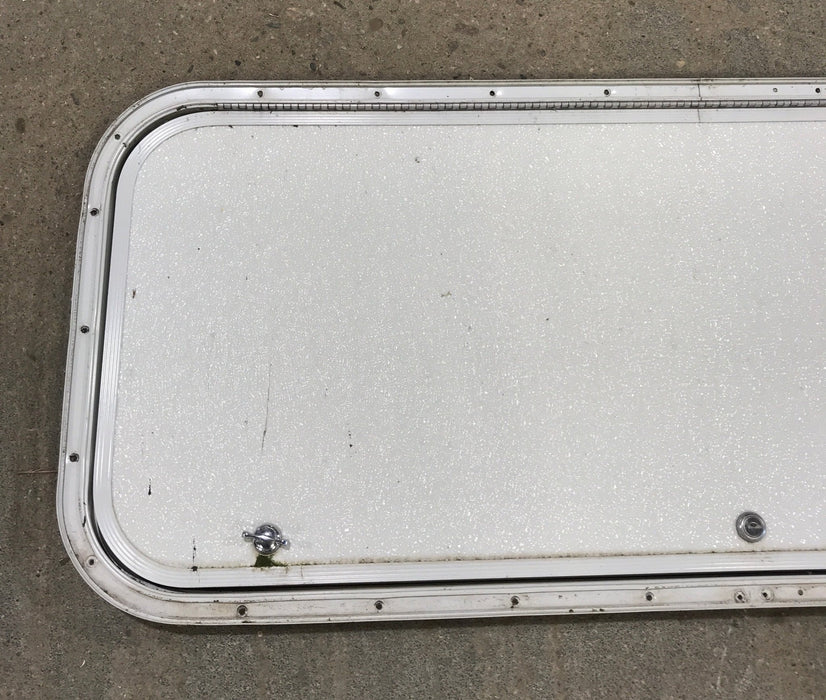 Used Radius Cornered Cargo Door 40" x 16" x 3/4" D - Young Farts RV Parts