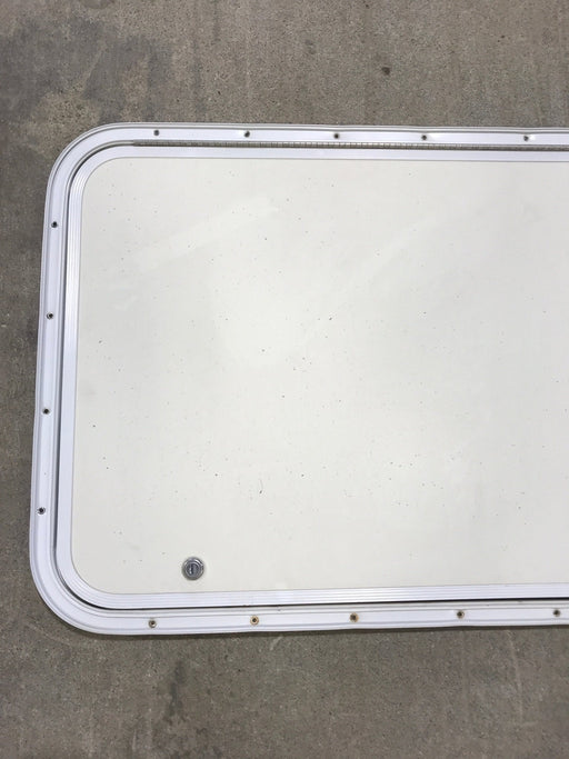 Used Radius Cornered Cargo Door 47 3/4" x 19 3/4" x 3/4" D - Young Farts RV Parts