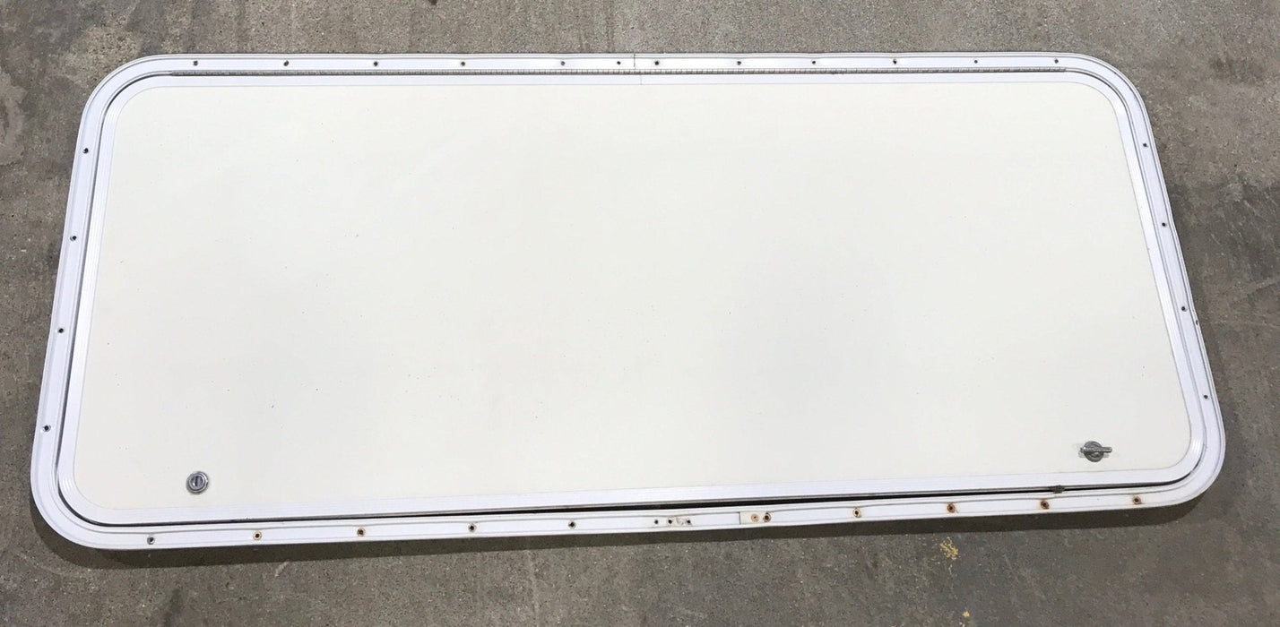 Used Radius Cornered Cargo Door 47 3/4" x 19 3/4" x 3/4" D - Young Farts RV Parts