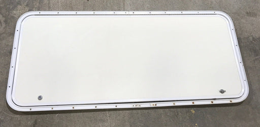Used Radius Cornered Cargo Door 47 3/4" x 19 3/4" x 3/4" D - Young Farts RV Parts