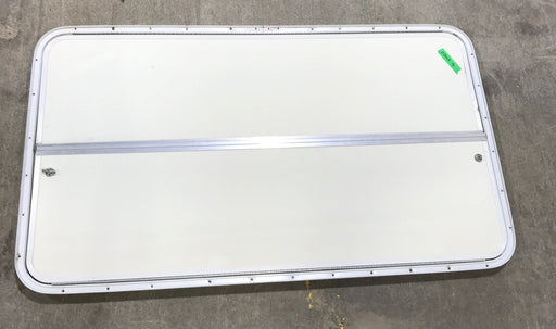 Used Radius Cornered Cargo Door 47 3/4" x 27" x 3/4" D - Young Farts RV Parts