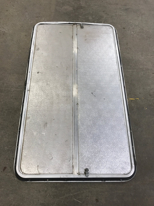 Used Radius Cornered Cargo Door 47 3/4" x 27" x 3/4" D - Young Farts RV Parts