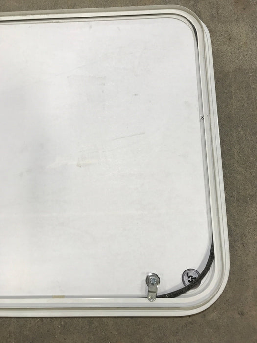 Used Radius Cornered Cargo Door 55" x 25 1/2" x 1" D - Young Farts RV Parts