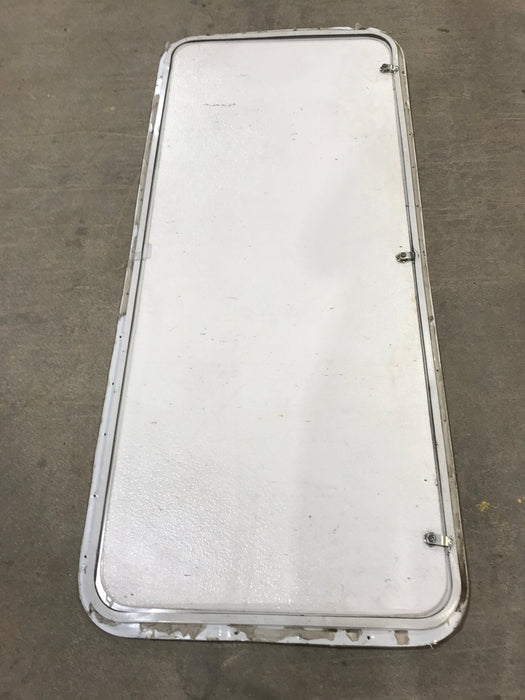 Used Radius Cornered Cargo Door 56" x 24" x 3/4" D - Young Farts RV Parts