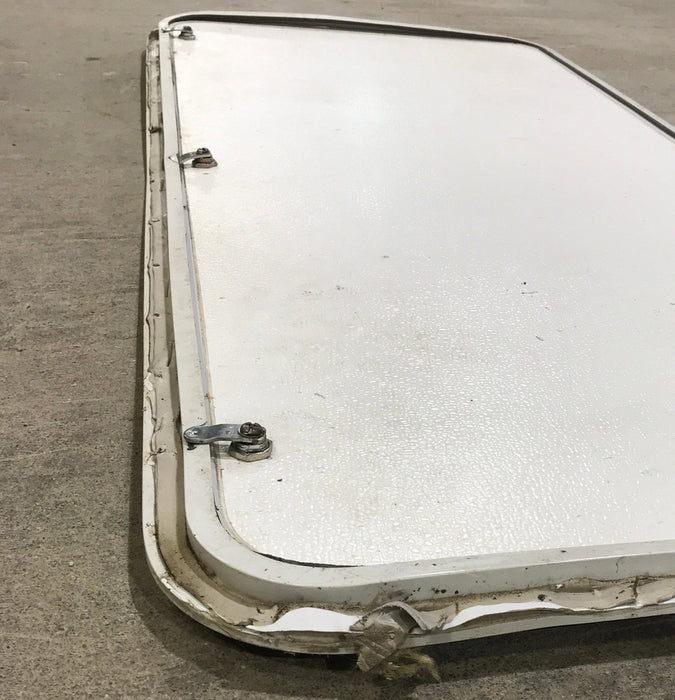 Used Radius Cornered Cargo Door 56" x 24" x 3/4" D - Young Farts RV Parts