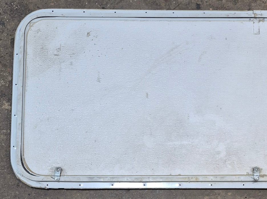 Used Radius Cornered Cargo Door 59 3/4" x 21 7/8" x 1/2" D - Young Farts RV Parts