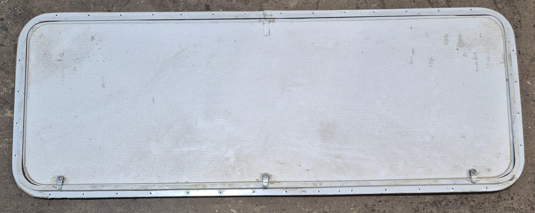 Used Radius Cornered Cargo Door 59 3/4" x 21 7/8" x 1/2" D - Young Farts RV Parts