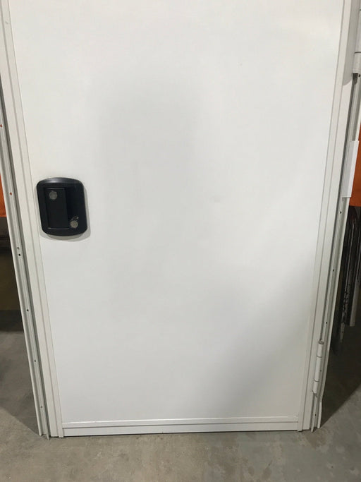 Used Radius Storage/ Teardrop Trailer Entry Door 43" x 23 1/2" x 2 1/2" - Young Farts RV Parts