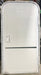 Used Radius Storage/ Teardrop Trailer Entry Door 44" x 22" x 1 1/2" D - Young Farts RV Parts