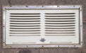 Used Retro DOMETIC (RM2301) - Off White Vent Door with Silver Trim - Young Farts RV Parts