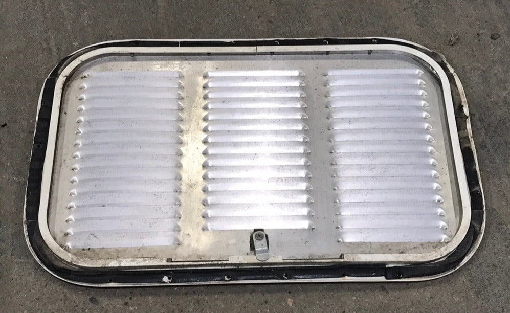Used Retro NORCOLD 616009/ DOMETIC (P/N UNKNOWN for RM2214R) - Off White Vent Door with Off White Trim - Young Farts RV Parts