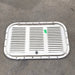 Used Retro NORCOLD 616009/ DOMETIC (P/N UNKNOWN for RM2214R) - Off White Vent Door with Silver Trim - Young Farts RV Parts