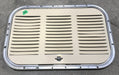 Used Retro NORCOLD 616009/ DOMETIC (P/N UNKNOWN for RM2214R) - Off White Vent Door with Silver Trim - Young Farts RV Parts