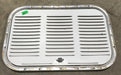Used Retro NORCOLD 616009/ DOMETIC (P/N UNKNOWN for RM2214R) - Off White Vent Door with Silver Trim - Young Farts RV Parts