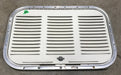 Used Retro NORCOLD 616009/ DOMETIC (P/N UNKNOWN for RM2214R) - Off White Vent Door with Silver Trim - Young Farts RV Parts