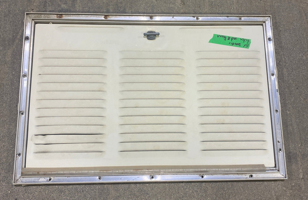 Used Retro NORCOLD 616010/ DOMETIC (P/N UNKNOWN for RM2214) - Off White Vent Door - Young Farts RV Parts