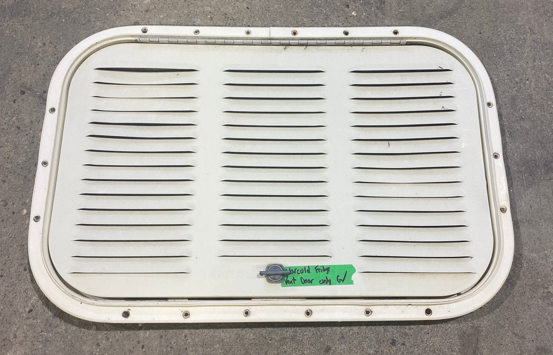 Used Retro - Off White Vent Door - NORCOLD - Young Farts RV Parts
