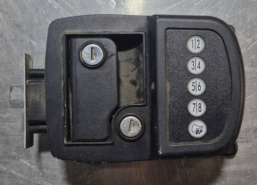 Used RV AP Products Entry Door Lock With Deadbolt , Keyed and Keyless Entry - 013 - 5091 - Young Farts RV Parts