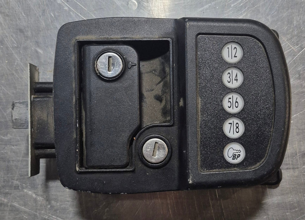 Used RV AP Products Entry Door Lock With Deadbolt , Keyed and Keyless Entry - 013 - 5091 - Young Farts RV Parts
