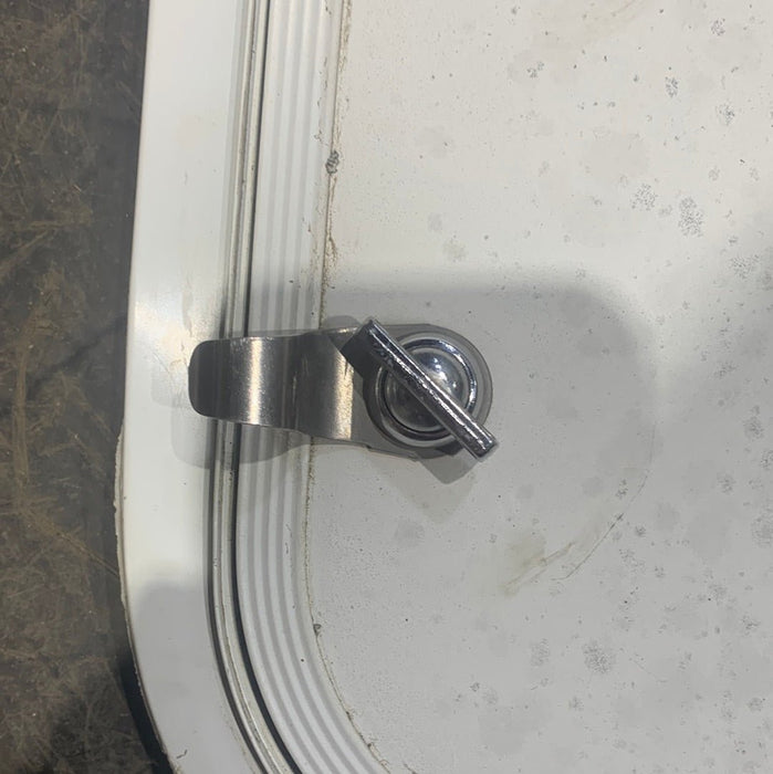 Used RV Cargo Doors 30" x 13 5/8" x 1/2"D - Young Farts RV Parts