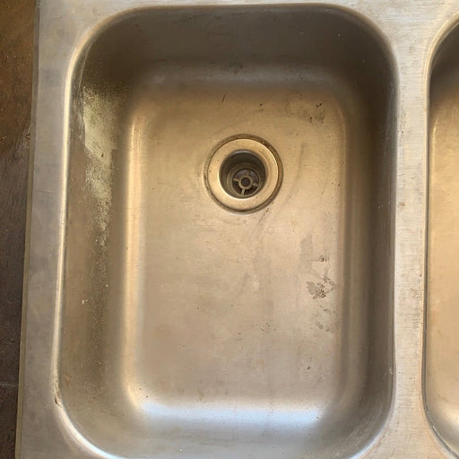 Used RV Double Kitchen Sink 24” w x 17” L - Young Farts RV Parts