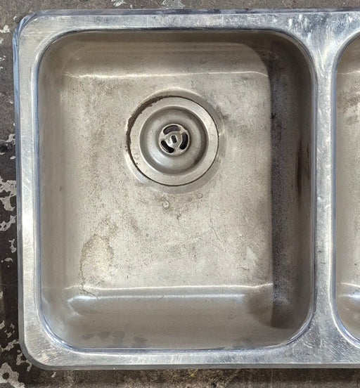 Used RV Double Kitchen Sink 27 3/8” W x 16 1/8” L - Young Farts RV Parts
